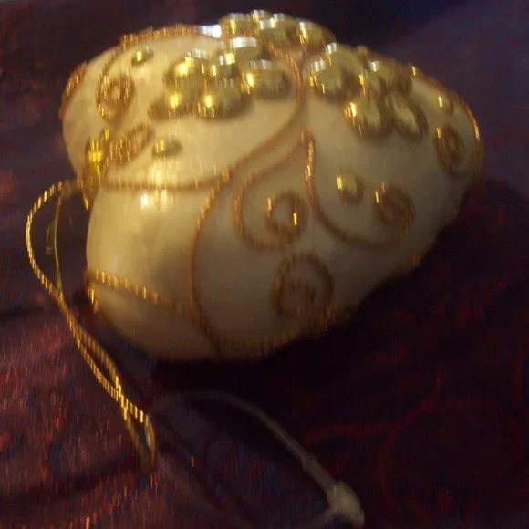 Accents | Heart Shaped Ornament Made In Philippines From Capiz Shells ...
